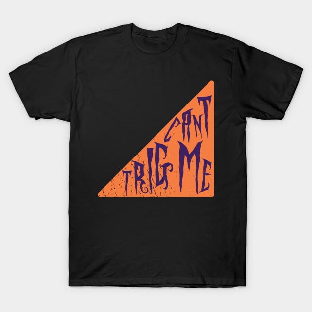 Can't trig me Triangle Pun T-Shirt by Shirts That Bangs